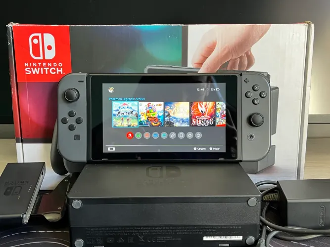 Nintendo Switch Desbloqueado Impecável - Parcelo e Entrego