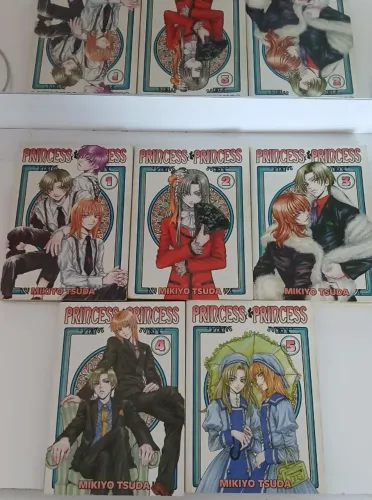 Coleção Mangás Princess Princess (os cinco volumes)