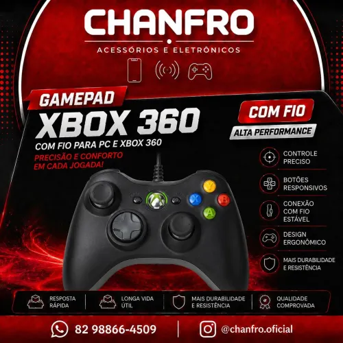 Controle Xbox 360