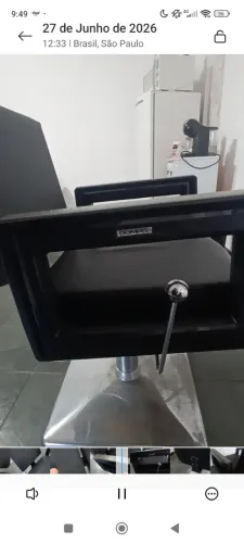 Cadeira reclinável dompel para salão de beleza 