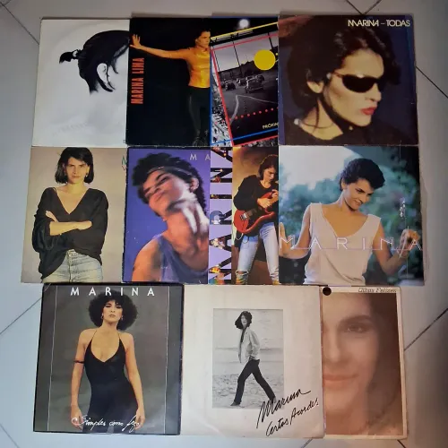 LP Vinil Marina Lima - 11 Discos com Encarte