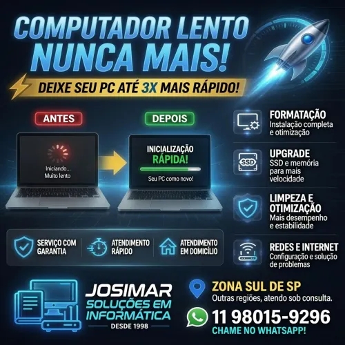 Problema no computador? Tenho soluções!
