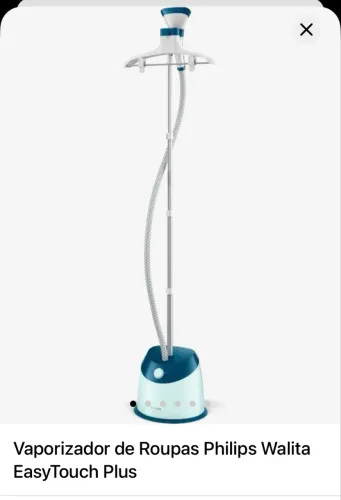 Vaporizador de Roupas Vertical Philips Walita EasyTouch Plus GC514 / GC518 / GC52 127V