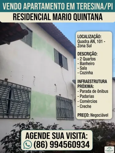Apartamento quitado na zona Sul