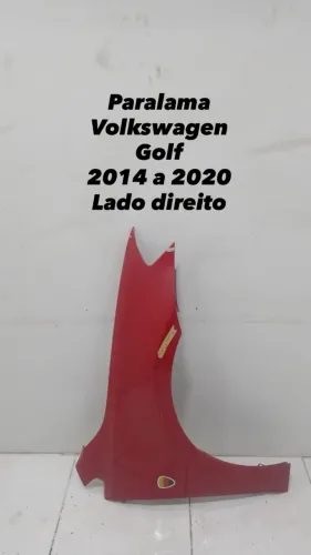 Paralama Volkswagen Golf 2014 2015 2016 2017 2018 2019 2020 Lado Direito