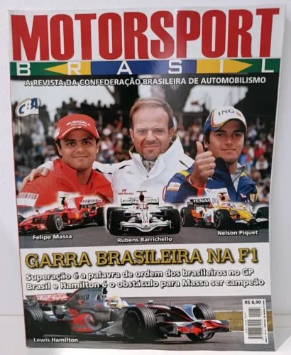 Revista MOTORSPORT BRASIL - Edição Nº 31 - FELIPE MASSA / RUBENS BARRICHELLO / NELSON PIQ