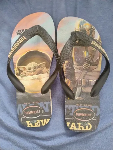 Chinelos Havaianas Star Wars Mandalorian 37/38