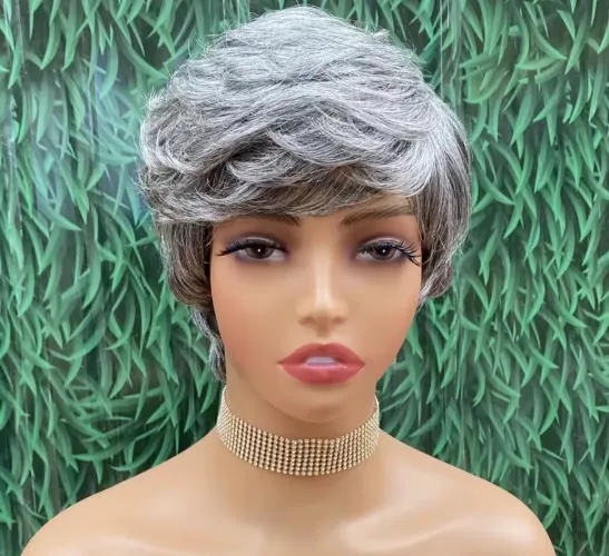 LACE WIG CABELO HUMANO - PIXIE CUT