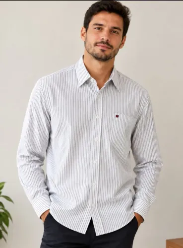 Camisa Social Lion Of Porches Listrada XL