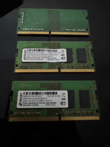 Memória ram 4gb ddr4 notebook 2666mhz