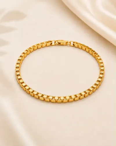Pulseira Veneziana em Ouro 18k 750