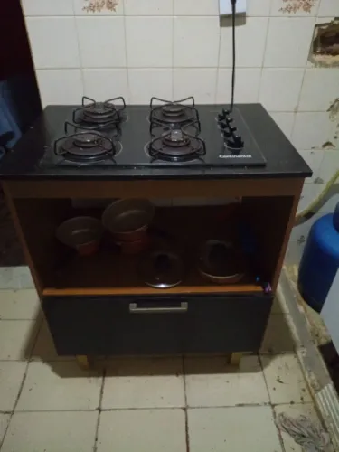 Balcão para fogão Cooktop sem o fogão 