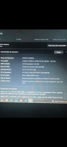 Notebook positivo I3 