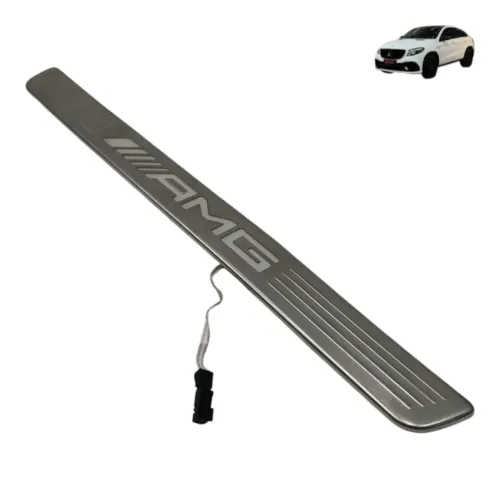 Friso Aplique Entrada Porta Dianteira Mercedes Gle 43 Amg 17