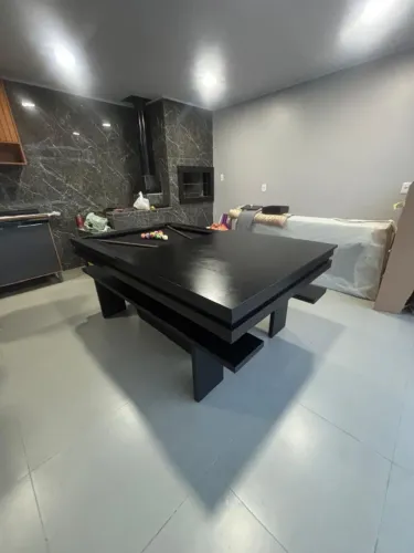 Mesas de altíssimo padrão/Modelidade 3 em 1: Bilhar/Jantar Ping pong