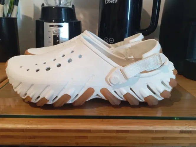 crocs echo clog offwhite avorio 41 - 28cm