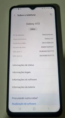 Celular A13 Samsung