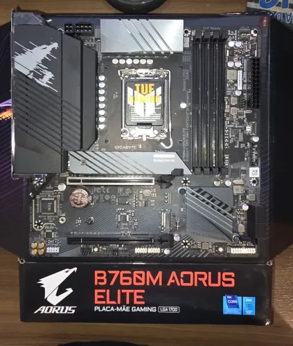 PLACA MÃE B760M AORUS ELITE NOVA