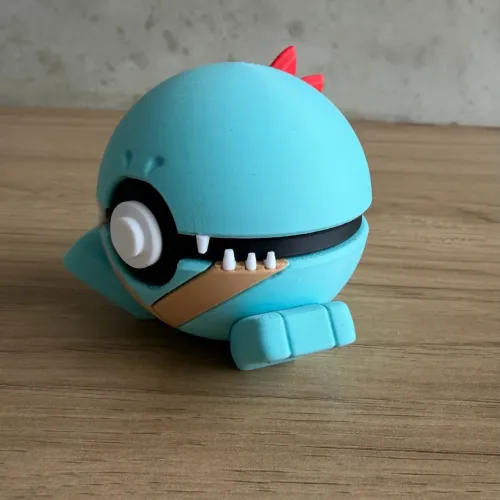 Pokebola Totodile 3D