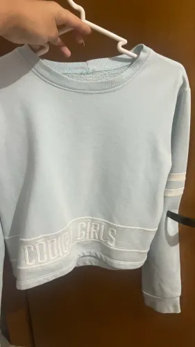 Moletom cropped codigo girls