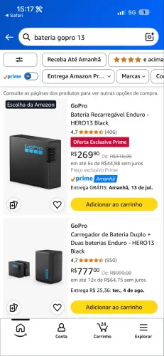 GoPro 13 black Bateria extra