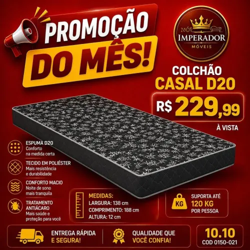 Colchão casal D20