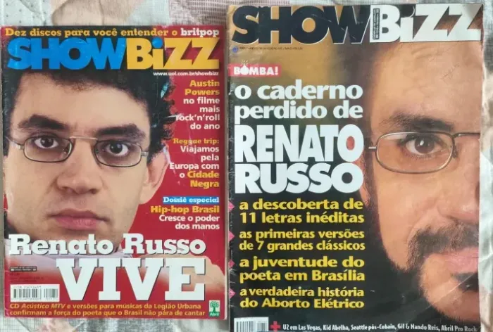 REVISTAS SHOWBIZZ - LOTE RENATO RUSSO