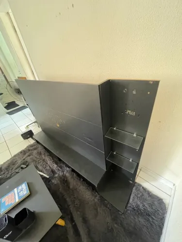 Painel para tv preto usado