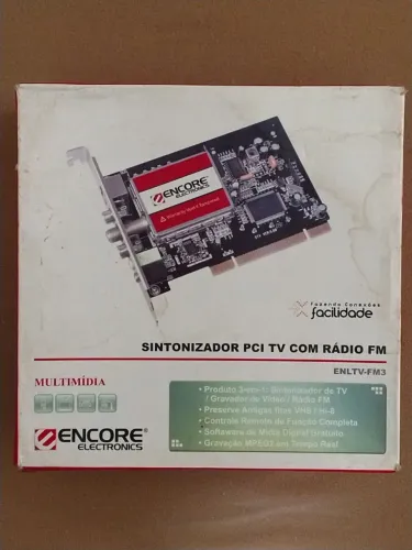 Sintonizador PCI TV com Rádio FM.