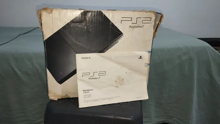 Caixa e manual PS2 Originais