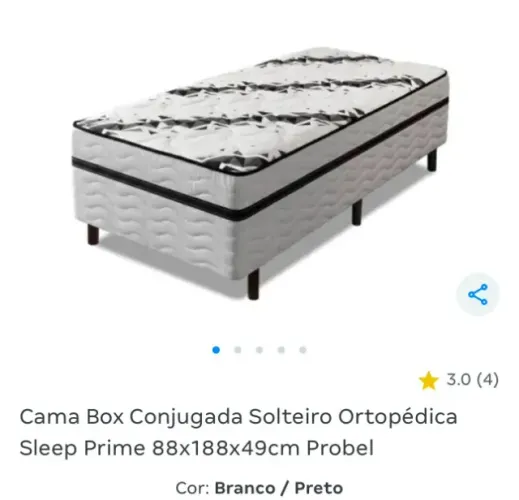 Cama Box Conjugada Solteiro