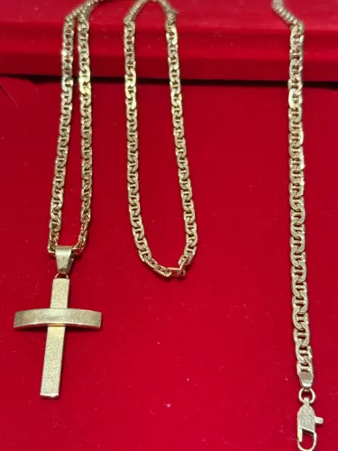 Corrente de ouro 18 750 70cm + pulseira italiana 