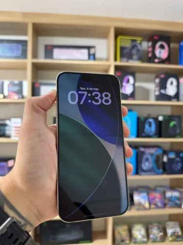 iPhone 15 Pro Max 256gb Branco - Até 12x sem juros, Loja Física