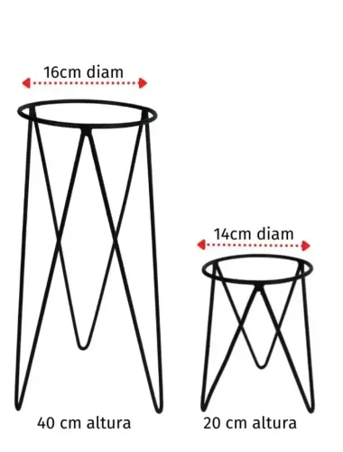 Suporte para vaso