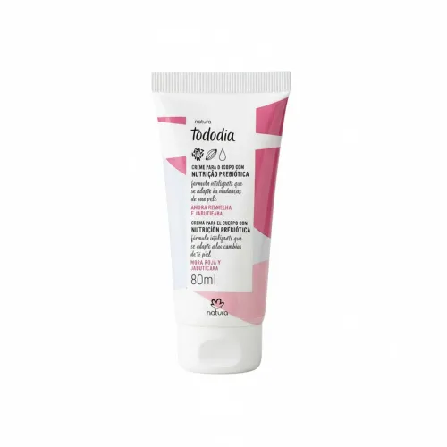 Hidratante Nutrição Prebiotica Amora Vermelha Jabuticaba 80ml
