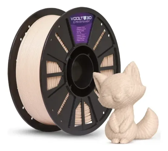 Filamento PLA Bege Caucasiano High Speed Premium - 1Kg