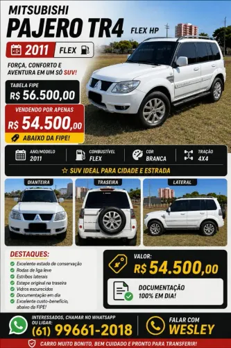 Mitsubishi Pajero TR4 2.0/ 2.0 Flex 16V 4X4 Aut. 2012