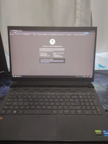 Notebook Gamer Dell G15 - RTX 3060 6GB - Tela 165 Hz - I7 geração 12 - 16GB RAM - SSD 512