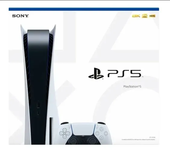 PlayStation 5 com 2 controles