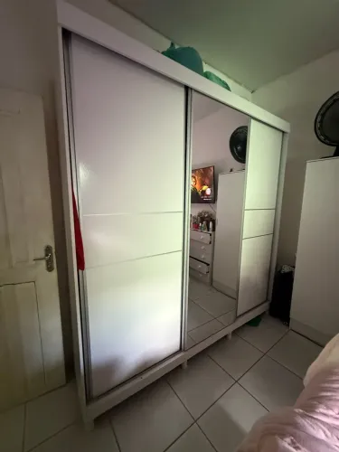 Guarda roupa casal 3 portas MDF