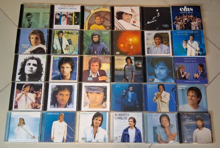 CD Roberto Carlos Lote com 30 Discos Original