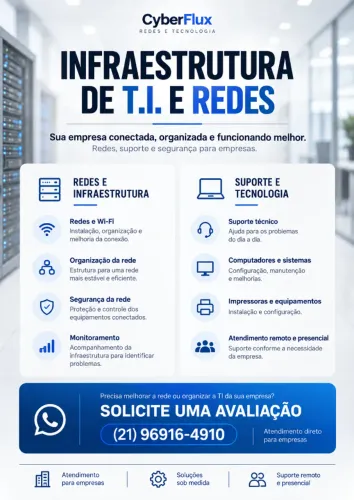 Técnico de Informática e Redes Wi-Fi Suporte e Manutenção