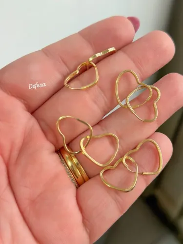 260,00 reais argolinha de ouro 18kl com defesa
