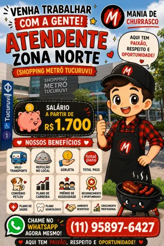 Atendente de Restaurante