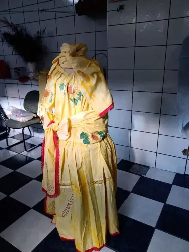 Roupa de Orixá conjunto completo de Iansã
