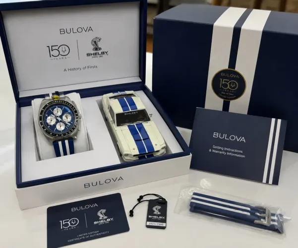 Bulova Shelby Racer Chronograph 150th Anniversary Ref. 98B452 - Edição Limitada