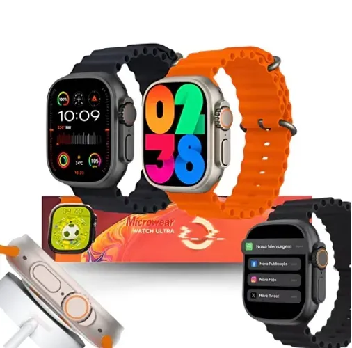 Smartwatch Ultra Pro 49mm Microwear Original Série 10 Entrega Grátis