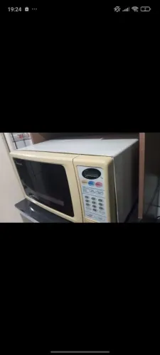 Microondas com defeito 