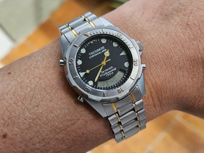 Technos Skydiver T205.47 Vintage Impecável
