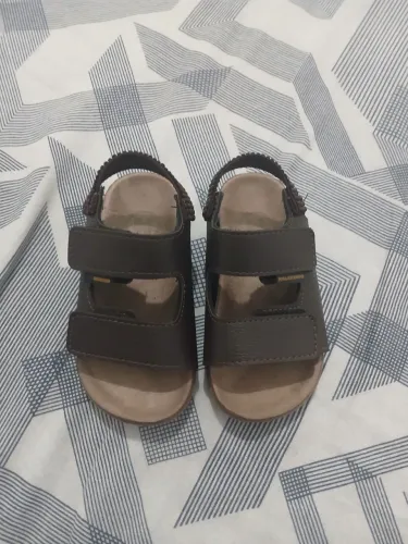 Sandália infantil masculino molekinho, tamanho 22.